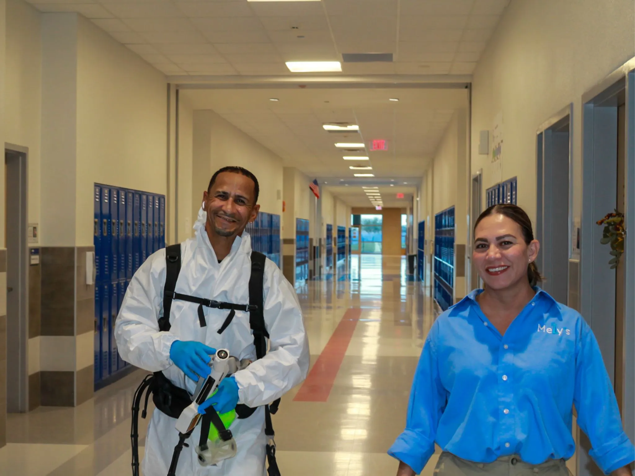 Mely's crew at work